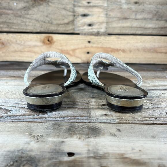 LK Bennett Robe Detail Sandals - Gold - 10 - Picture 4 of 8